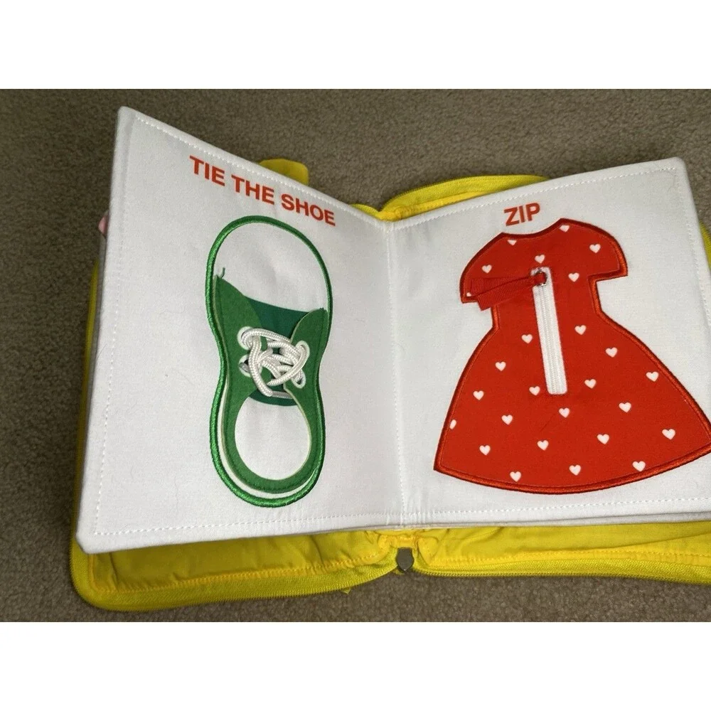 deMoca My Quiet Book Montessori Sensory Toddler Busy Activity Toy Travel Skills